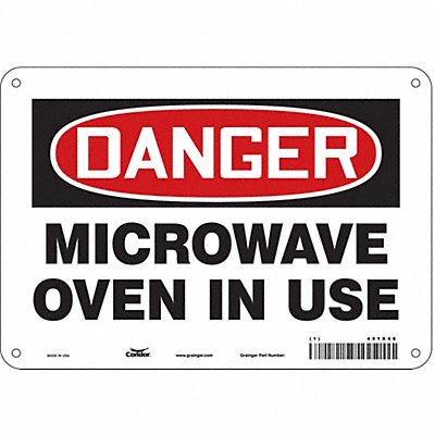 Safety Sign 7 inx10 in Polyethylene