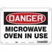 Safety Sign 7 inx10 in Polyethylene