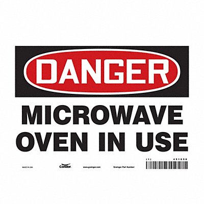 Safety Sign 7 inx10 in Vinyl