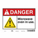 Safety Sign 7 in x 10 in Vinyl