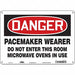 Safety Sign 10 in x 14 in Aluminum
