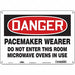 Safety Sign 10 in x 14 in Polyethylene