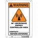 Safety Sign 10 in x 7 in Aluminum