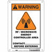Safety Sign 10 inx7 in Polyethylene