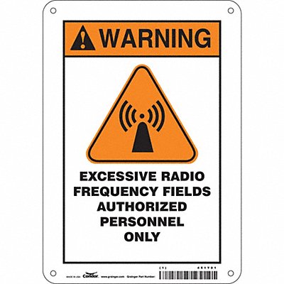 Safety Sign 10 inx7 in Aluminum