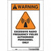 Safety Sign 10 inx7 in Vinyl