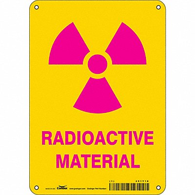 Safety Sign 10 inx7 in Aluminum