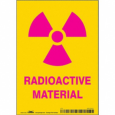 Safety Sign 7 inx5 in Vinyl
