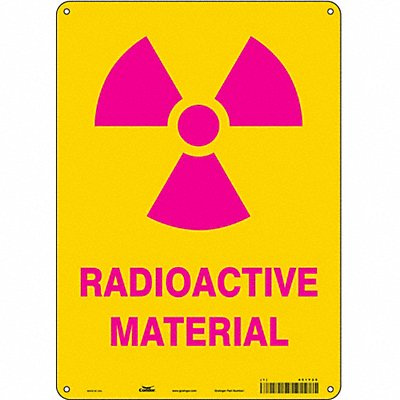 Safety Sign 14 in x 10 in Vinyl