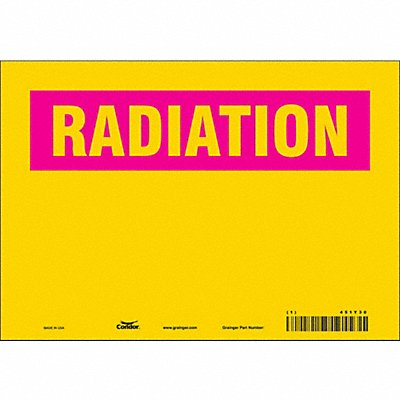 Safety Sign 7 in x 10 in Vinyl
