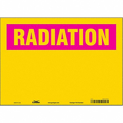 Safety Sign 10 inx14 in Vinyl