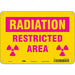 Safety Sign 7 inx10 in Polyethylene