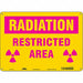 Safety Sign 10 inx14 in Polyethylene
