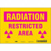 Safety Sign 7 in x 10 in Vinyl