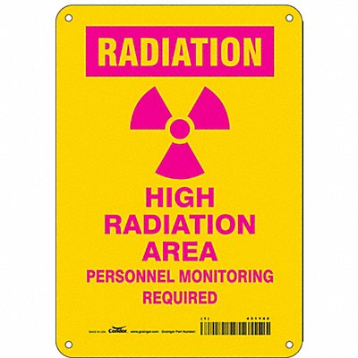Safety Sign 10 inx7 in Polyethylene