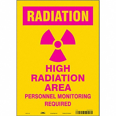 Safety Sign 14 inx10 in Vinyl