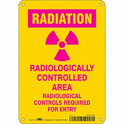 Safety Sign 10 inx7 in Polyethylene
