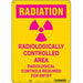 Safety Sign 14 in x 10 in Polyethylene