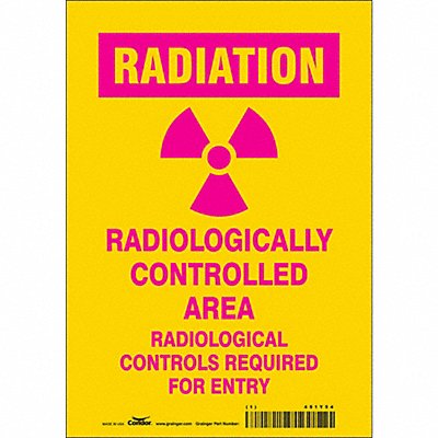 Safety Sign 10 in x 7 in Vinyl