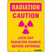 Safety Sign 14 inx10 in Aluminum