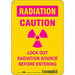 Safety Sign 10 in x 7 in Polyethylene