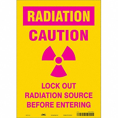 Safety Sign 14 inx10 in Vinyl