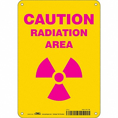 Safety Sign 10 inx7 in Polyethylene