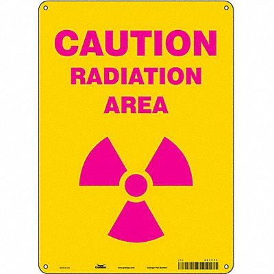 Safety Sign 14 inx10 in Polyethylene