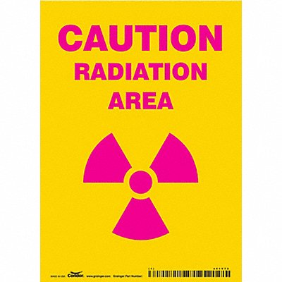 Safety Sign 7 inx5 in Vinyl