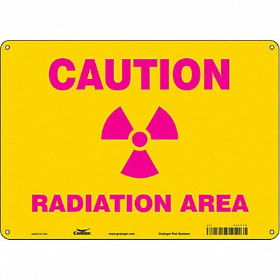 Safety Sign 10 inx14 in Aluminum