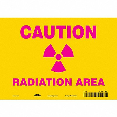 Safety Sign 7 inx10 in Vinyl