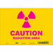 Safety Sign 7 inx10 in Vinyl
