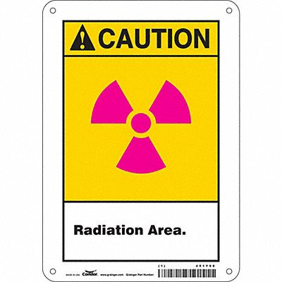 Safety Sign 10 inx7 in Aluminum