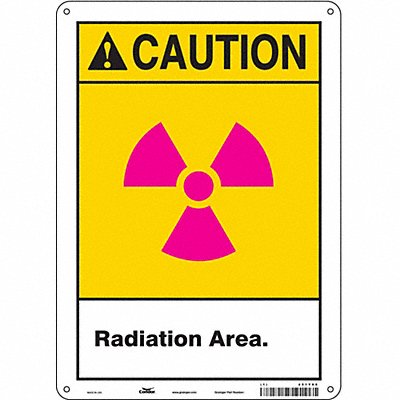 Safety Sign 14 in x 10 in Polyethylene