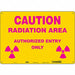 Safety Sign 14 inx20 in Aluminum