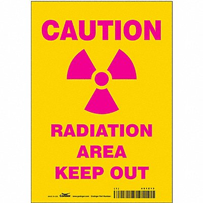 Safety Sign 10 in x 7 in Vinyl