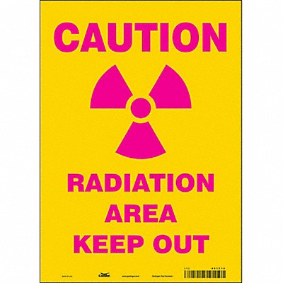 Safety Sign 14 inx10 in Vinyl