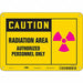 Safety Sign 7 in x 10 in Aluminum
