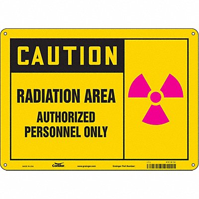 Safety Sign 10 inx14 in Aluminum
