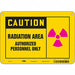 Safety Sign 7 inx10 in Polyethylene