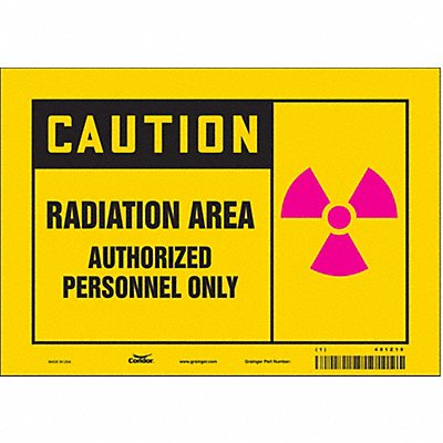 Safety Sign 7 inx10 in Vinyl