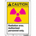 Safety Sign 14 in x 10 in Aluminum