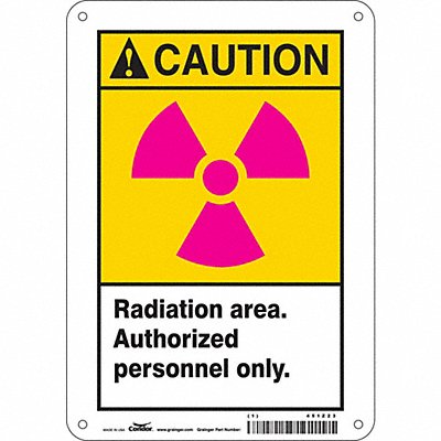 Safety Sign 10 inx7 in Polyethylene