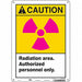 Safety Sign 14 in x 10 in Polyethylene