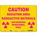 Safety Sign 10 inx14 in Aluminum