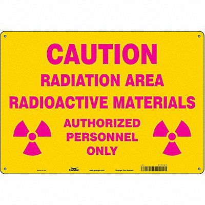 Safety Sign 14 inx20 in Aluminum