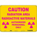 Safety Sign 10 inx14 in Polyethylene