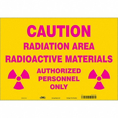 Safety Sign 14 inx20 in Vinyl