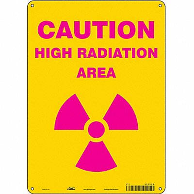 Safety Sign 14 inx10 in Aluminum