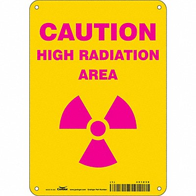 Safety Sign 10 inx7 in Polyethylene